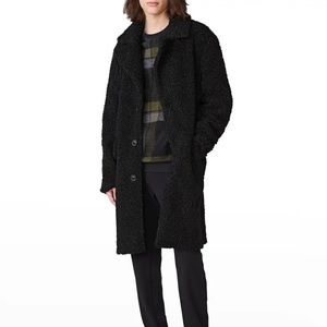 Karl Lagerfeld Paris Men's Faux-Shearling Topcoat